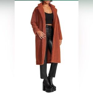 Steve Madden Mocha Bisque Teddy Coat